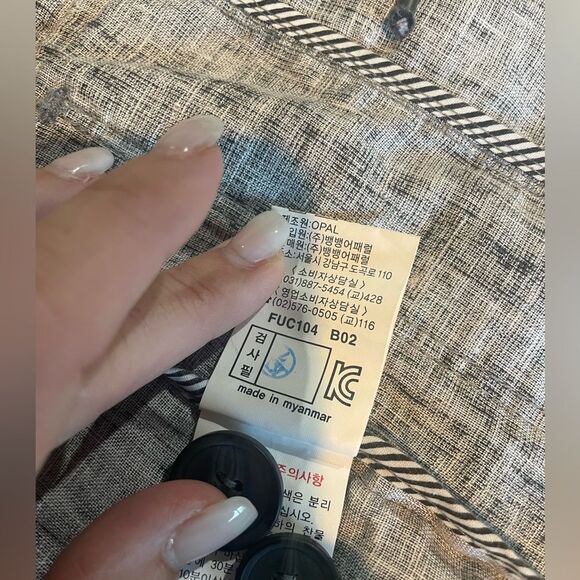 Bang bang jeans gray jacket rare Size 100 Medium Mens Lightweight - Picture 3 of 16